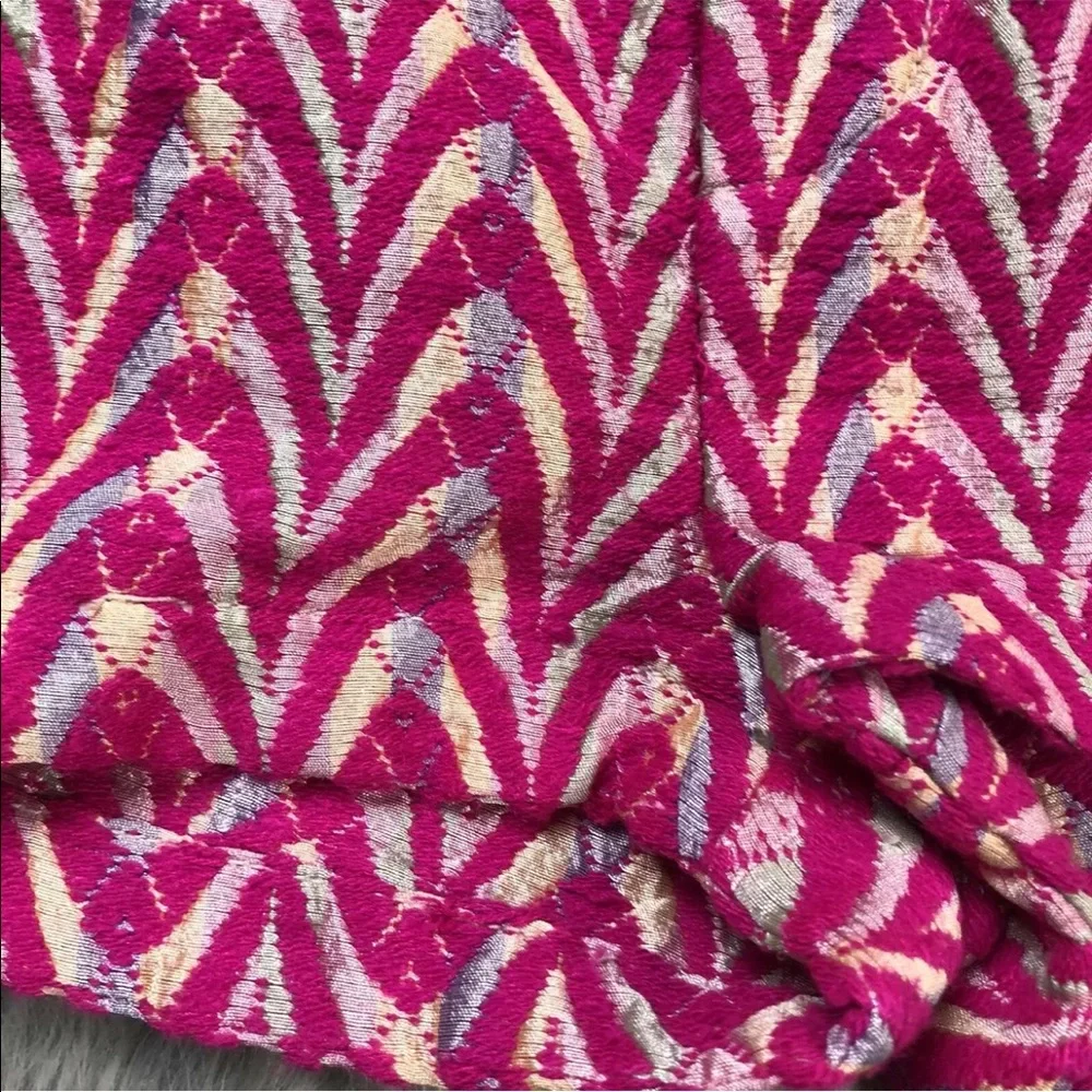 Peek Girls Sz 7 Pink Woven Embroidered Shorts